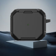 For AirPods 3 Phone Holder Design Earbuds Box Protective Case(Black)
