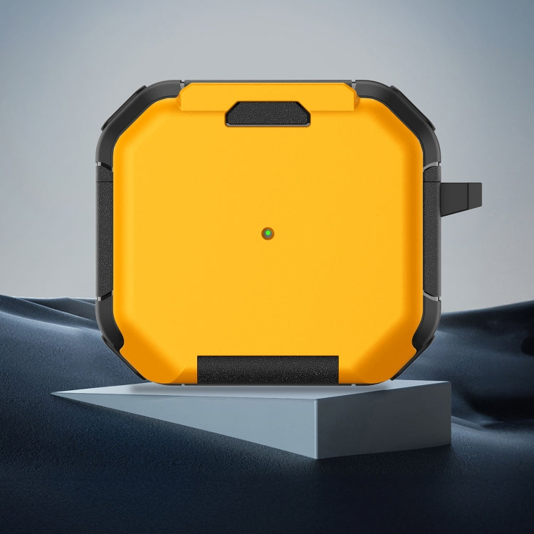 For AirPods 3 Phone Holder Design Earbuds Box Protective Case(Yellow)