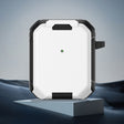 For AirPods 2 / 1 Phone Holder Design Earbuds Box Protective Case(White) - For AirPods 1/2 by PMC Jewellery | Online Shopping South Africa | PMC Jewellery | Buy Now Pay Later Mobicred