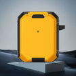 For AirPods 2 / 1 Phone Holder Design Earbuds Box Protective Case(Yellow) - For AirPods 1/2 by PMC Jewellery | Online Shopping South Africa | PMC Jewellery | Buy Now Pay Later Mobicred