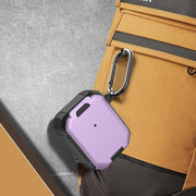 For AirPods 2 / 1 Phone Holder Design Earbuds Box Protective Case(Black)