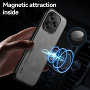 For Redmi K70 Ultra Skin Feel Magnetic Leather Back Phone Case(Green)