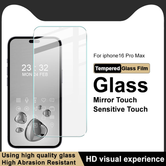 For iPhone 16 Pro Max imak H Series Full Screen Tempered Glass Film