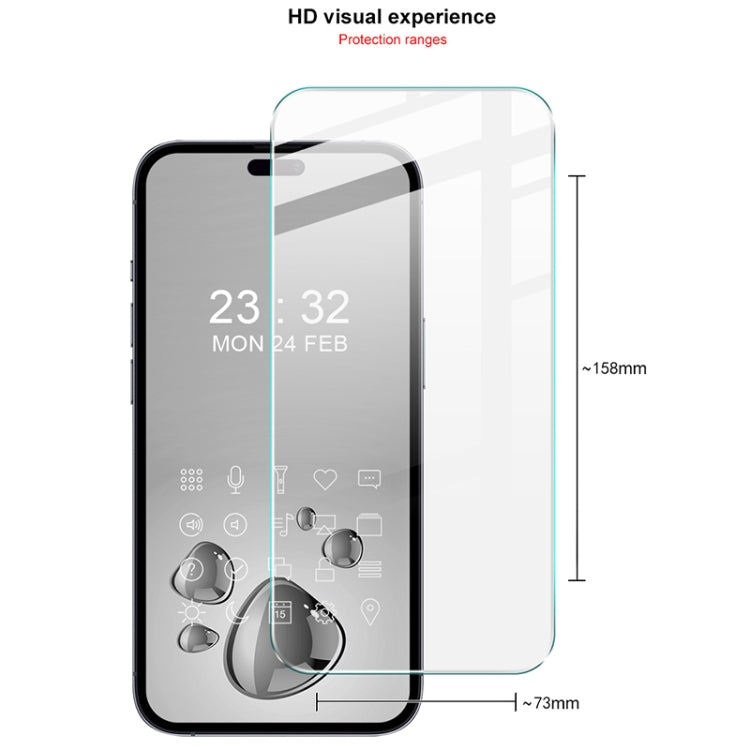 For iPhone 16 Pro Max imak H Series Full Screen Tempered Glass Film