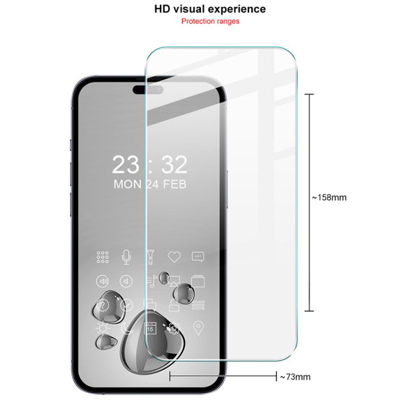 For iPhone 16 Pro Max imak H Series Full Screen Tempered Glass Film
