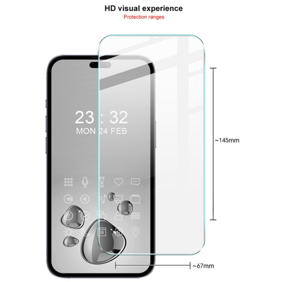 For iPhone 16 Pro imak H Series Full Screen Tempered Glass Film