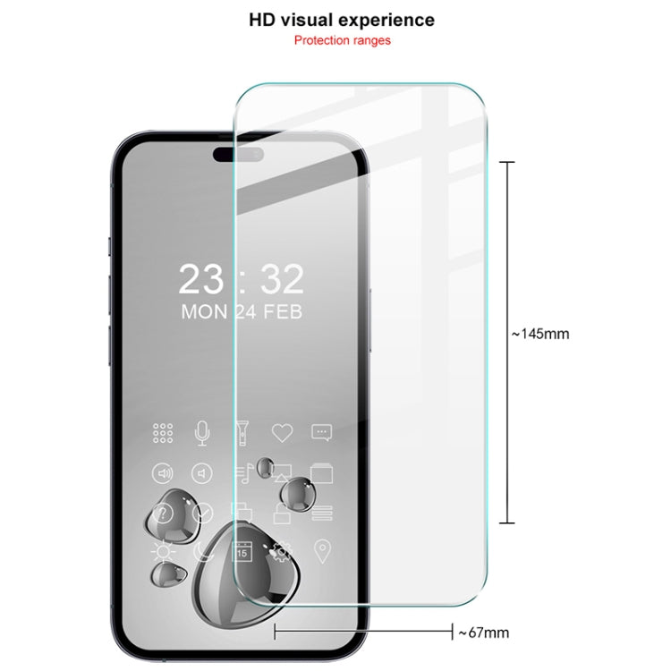 For iPhone 16 Pro imak H Series Full Screen Tempered Glass Film