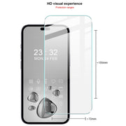 For iPhone 16 Plus imak H Series Full Screen Tempered Glass Film