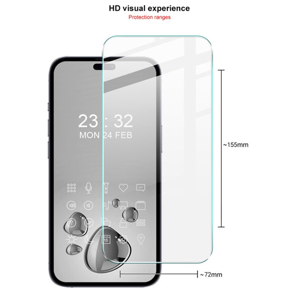 For iPhone 16 Plus imak H Series Full Screen Tempered Glass Film