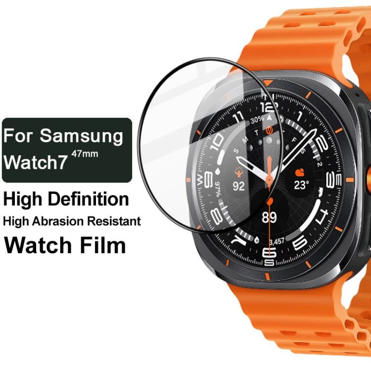 For Samsung Watch Ultra 47mm IMAK Plexiglass HD Watch Protective Film