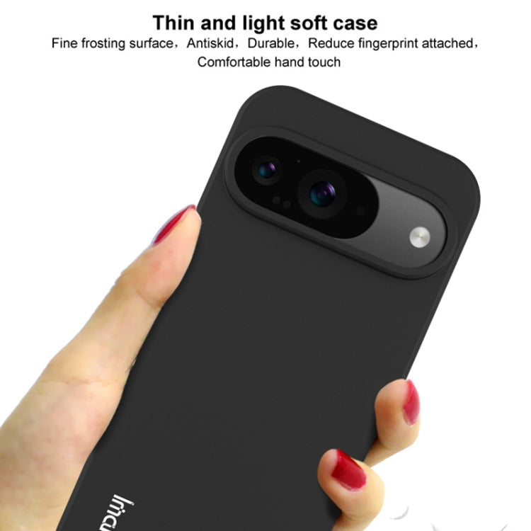 For Google Pixel 9 / Pixel 9 Pro IMAK UC-3 Series Shockproof Frosted TPU Phone Case(Black)