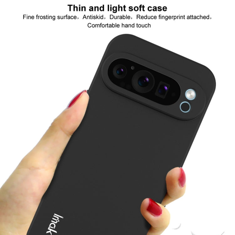 For Google Pixel 9 Pro XL IMAK UC-3 Series Shockproof Frosted TPU Phone Case(Black)