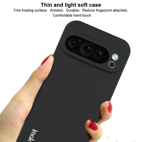 For Google Pixel 9 Pro XL IMAK UC-3 Series Shockproof Frosted TPU Phone Case(Black)