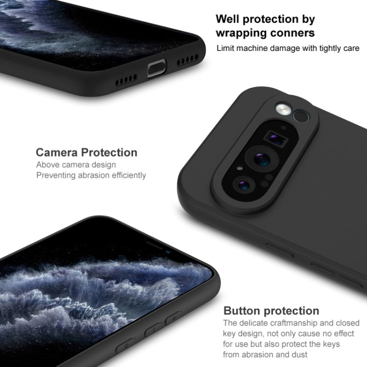 For Google Pixel 9 Pro XL IMAK UC-3 Series Shockproof Frosted TPU Phone Case(Black)