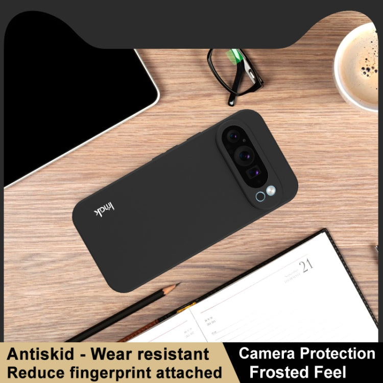 For Google Pixel 9 Pro XL IMAK UC-3 Series Shockproof Frosted TPU Phone Case(Black)