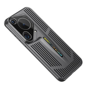For Huawei Pura 70 Ultra Blade Cooling PC Full Coverage Phone Case(Graphite Black)