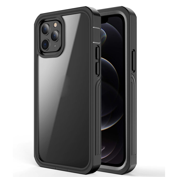 For iPhone 12 / 12 Pro RedPepper Shockproof Dust-proof Life Water-resistant Phone Case(Transparent)