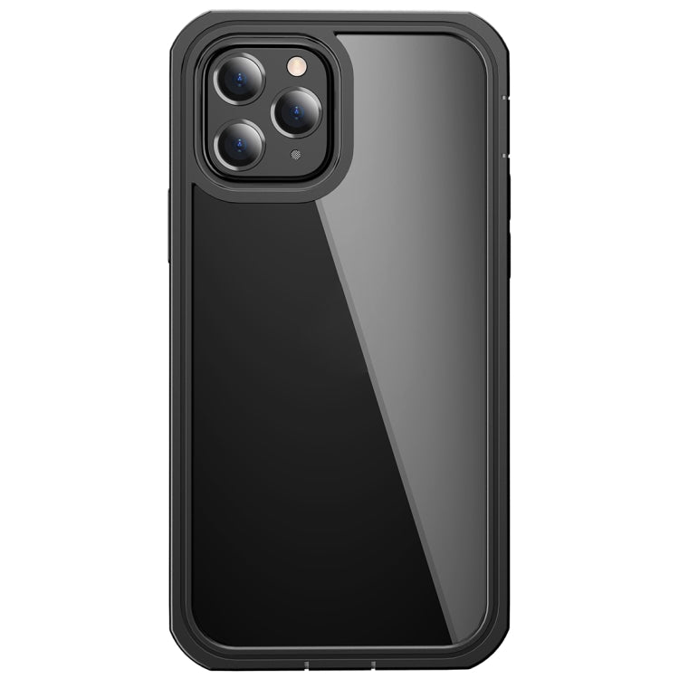 For iPhone 12 Pro Max RedPepper Shockproof Dust-proof Life Water-resistant Phone Case(Transparent)