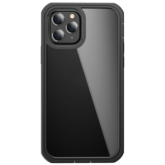 For iPhone 12 Pro Max RedPepper Shockproof Dust-proof Life Water-resistant Phone Case(Transparent)
