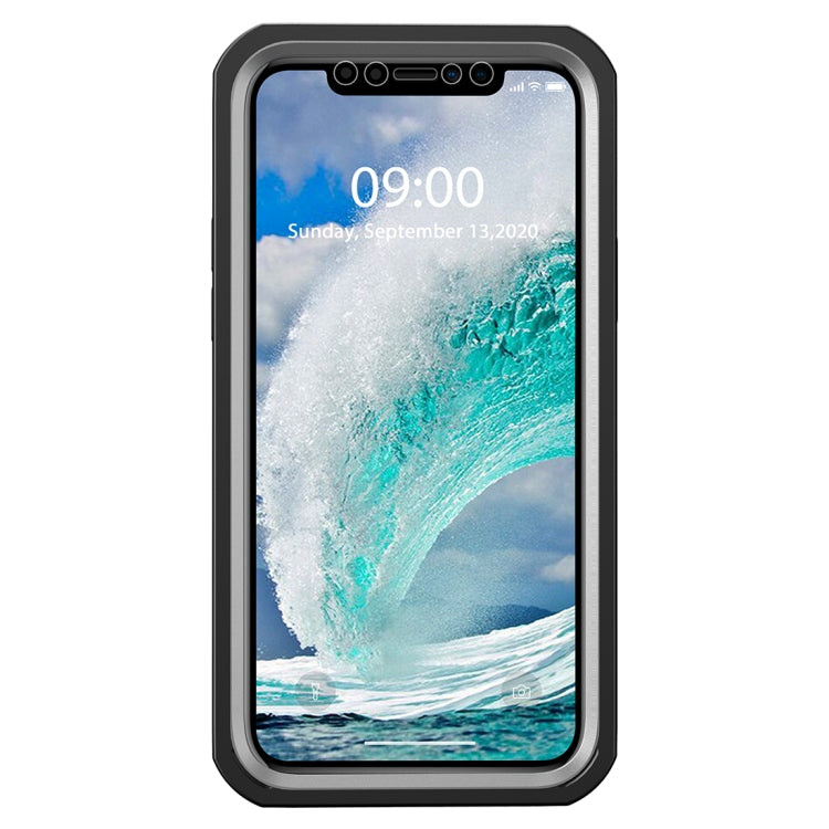 For iPhone 12 Pro Max RedPepper Shockproof Dust-proof Life Water-resistant Phone Case(Transparent)