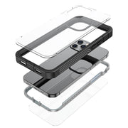 For iPhone 12 Pro Max RedPepper Shockproof Dust-proof Life Water-resistant Phone Case(Transparent)