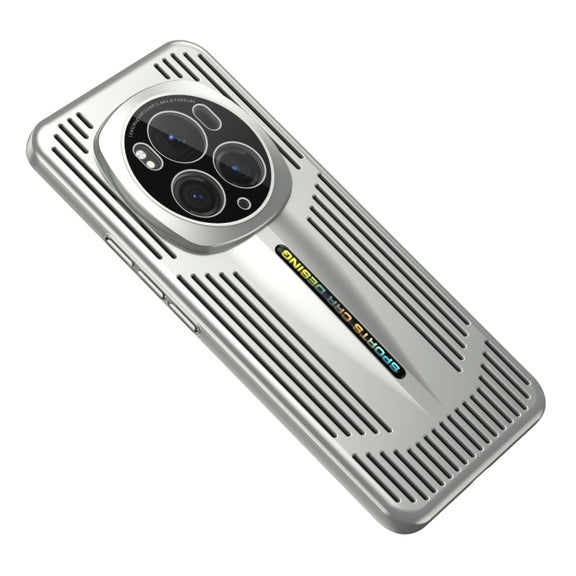 For Honor Magic6 Pro Blade Cooling PC Full Coverage Phone Case(Titanium Silver)