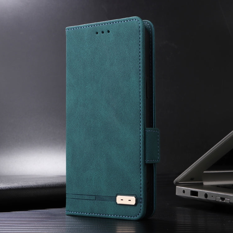 For iPhone 16 Pro Magnetic Clasp Leather Phone Case(Green)