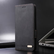 For iPhone SE 2024 Magnetic Clasp Leather Phone Case(Black)