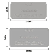 WYLIE LCD Display Screen Glue Removal Protection Board For iPhone 15 Plus / 15 Pro Max
