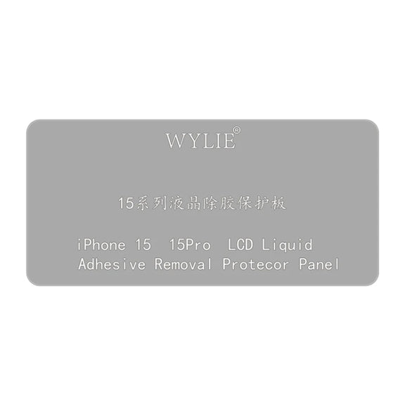 WYLIE LCD Display Screen Glue Removal Protection Board For iPhone 15 / 15 Pro