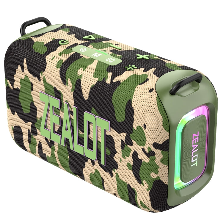 Zealot S85 50W Outdoor Water-resistant Portable Bluetooth Speaker(Camouflage)
