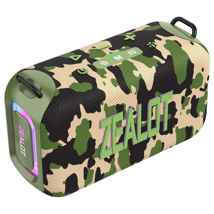 Zealot S85 50W Outdoor Water-resistant Portable Bluetooth Speaker(Camouflage)