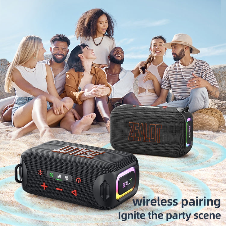 Zealot S85 50W Outdoor Water-resistant Portable Bluetooth Speaker(Grey)