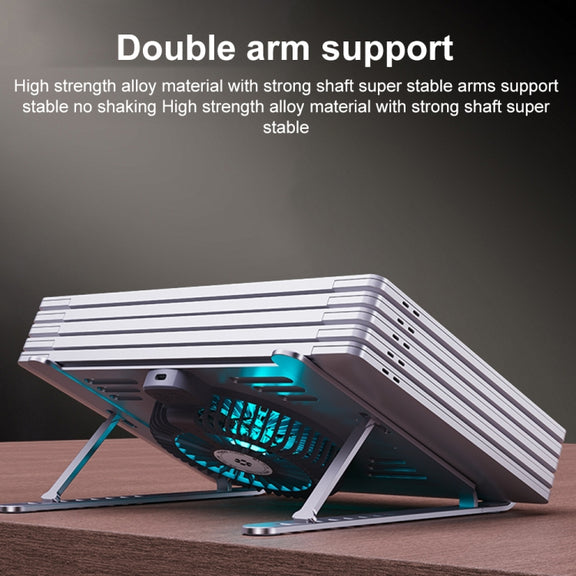 R- JUST HZ44 Aluminum Alloy Laptop Cooling Stand(Silver)