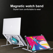 R- JUST HZ44 Aluminum Alloy Laptop Cooling Stand(Silver)