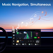 For Android Car Carplay Box Wired to Wireless Auto Conversion Adapter(White)