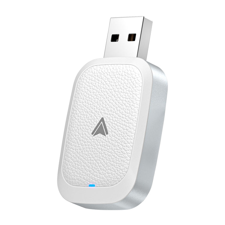 For Android Car Carplay Box Wired to Wireless Auto Adapter(White)