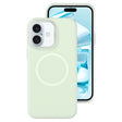 For iPhone 16 Jelly Liquid Silicone MagSafe Magnetic Phone Case(Mint Mambo) - iPhone 16 Cases by PMC TechLife | Online Shopping South Africa | PMC TechLife | Buy Now Pay Later Mobicred