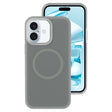 For iPhone 16 Plus Jelly Liquid Silicone MagSafe Magnetic Phone Case(Grey) - iPhone 16 Plus Cases by PMC TechLife | Online Shopping South Africa | PMC TechLife | Buy Now Pay Later Mobicred