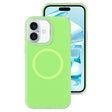 For iPhone 16 Plus Jelly Liquid Silicone MagSafe Magnetic Phone Case(Green) - iPhone 16 Plus Cases by PMC TechLife | Online Shopping South Africa | PMC TechLife | Buy Now Pay Later Mobicred