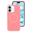 For iPhone 16 Plus Jelly Liquid Silicone MagSafe Magnetic Phone Case(Berry Powder) - iPhone 16 Plus Cases by PMC TechLife | Online Shopping South Africa | PMC TechLife | Buy Now Pay Later Mobicred