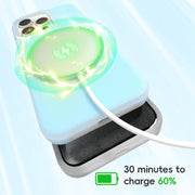 For iPhone 16 Jelly Liquid Silicone MagSafe Magnetic Phone Case(Green)