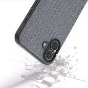For iPhone 16 Plus Diamond Black Frame Phone Case(Jewel Black)