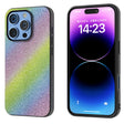 For iPhone 16 Pro Diamond Black Frame Phone Case(Rainbow Diamond) - iPhone 16 Pro Cases by PMC TechLife | Online Shopping South Africa | PMC TechLife | Buy Now Pay Later Mobicred