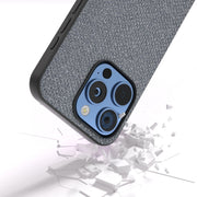 For iPhone 16 Pro Max Diamond Black Frame Phone Case(Jewel Black)