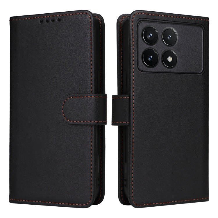 For Redmi K70 / K70 Pro BETOPNICE BN-005 2 in 1 Detachable Imitate Genuine Leather Phone Case(Black)