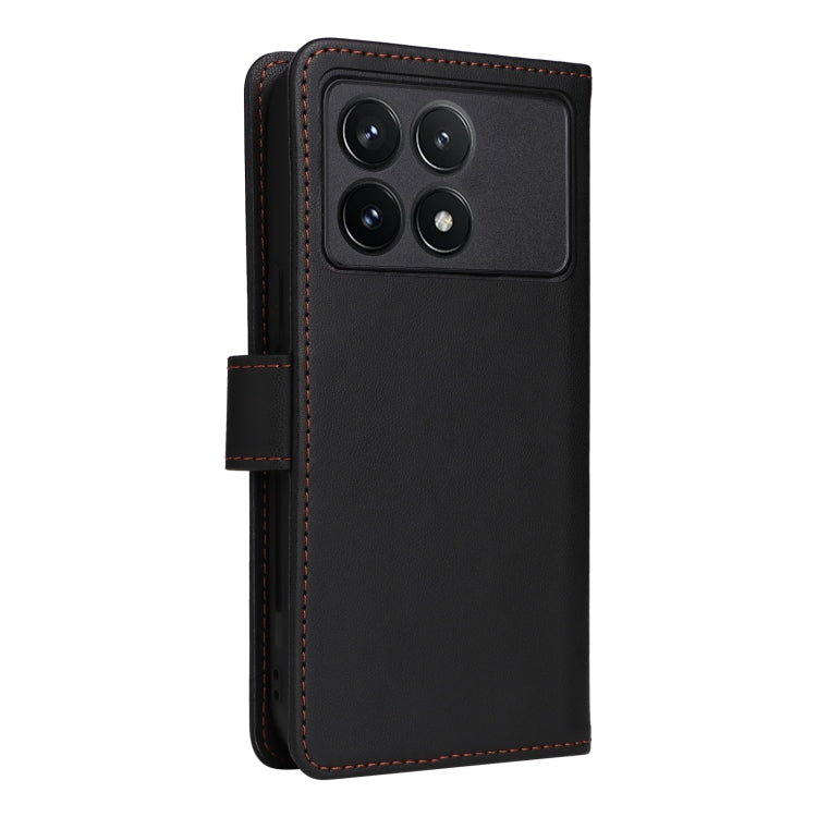 For Redmi K70 / K70 Pro BETOPNICE BN-005 2 in 1 Detachable Imitate Genuine Leather Phone Case(Black)