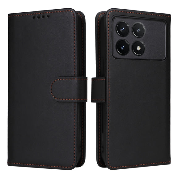 For Redmi K70 / K70 Pro BETOPNICE BN-005 2 in 1 Detachable Imitate Genuine Leather Phone Case(Black)
