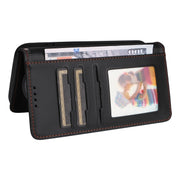 For Honor Magic6 Lite 5G BETOPNICE BN-005 2 in 1 Detachable Imitate Genuine Leather Phone Case(Black)