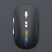 iMICE G901 Bluetooth Dual Mode 7-Button Silent Wireless Gaming Mouse(Black)